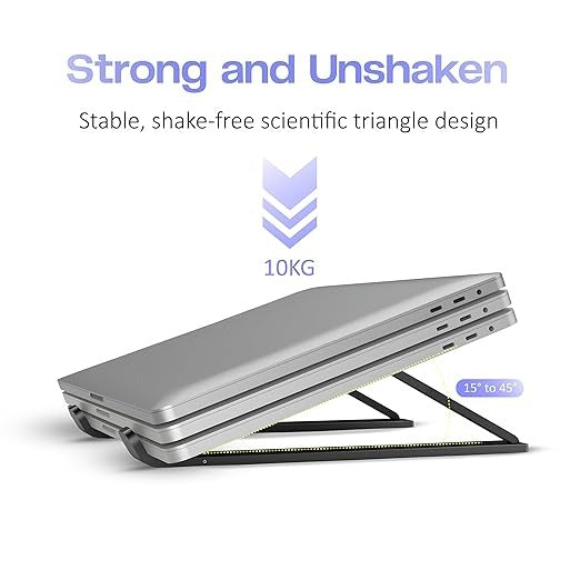 Premium Laptop Holder Stand - Aluminum Cooling Pad for Desk | UAE