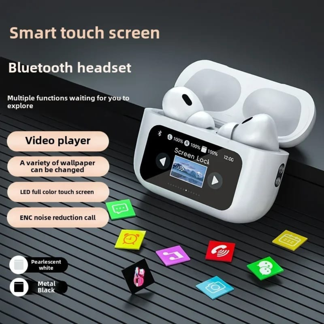 Wireless Bluetooth Earphones Touch Screen - Premium Audio | UAE