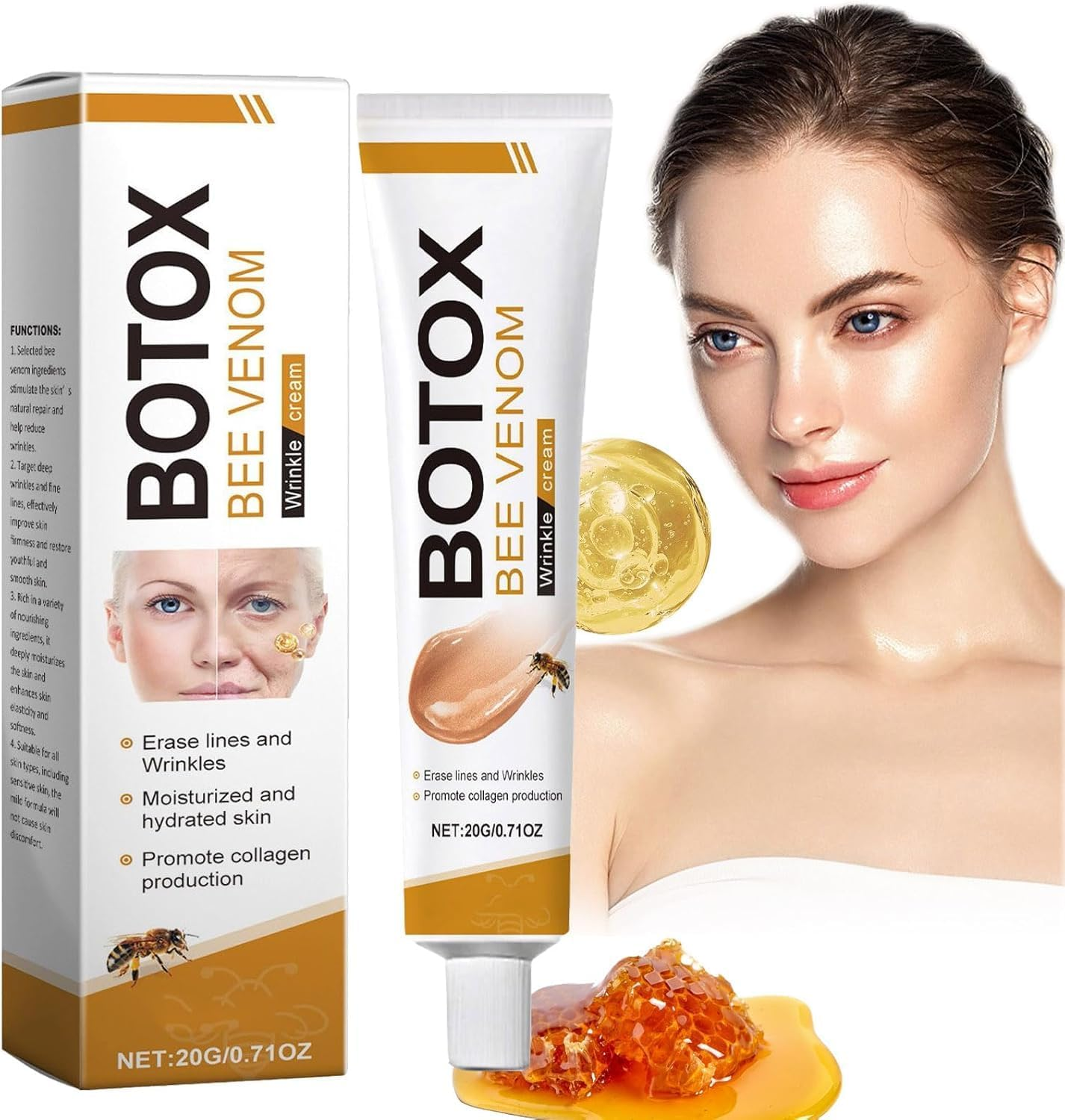 Bee Venom Wrinkle Cream - Natural Anti-Aging Face Cream | Dubai UAE