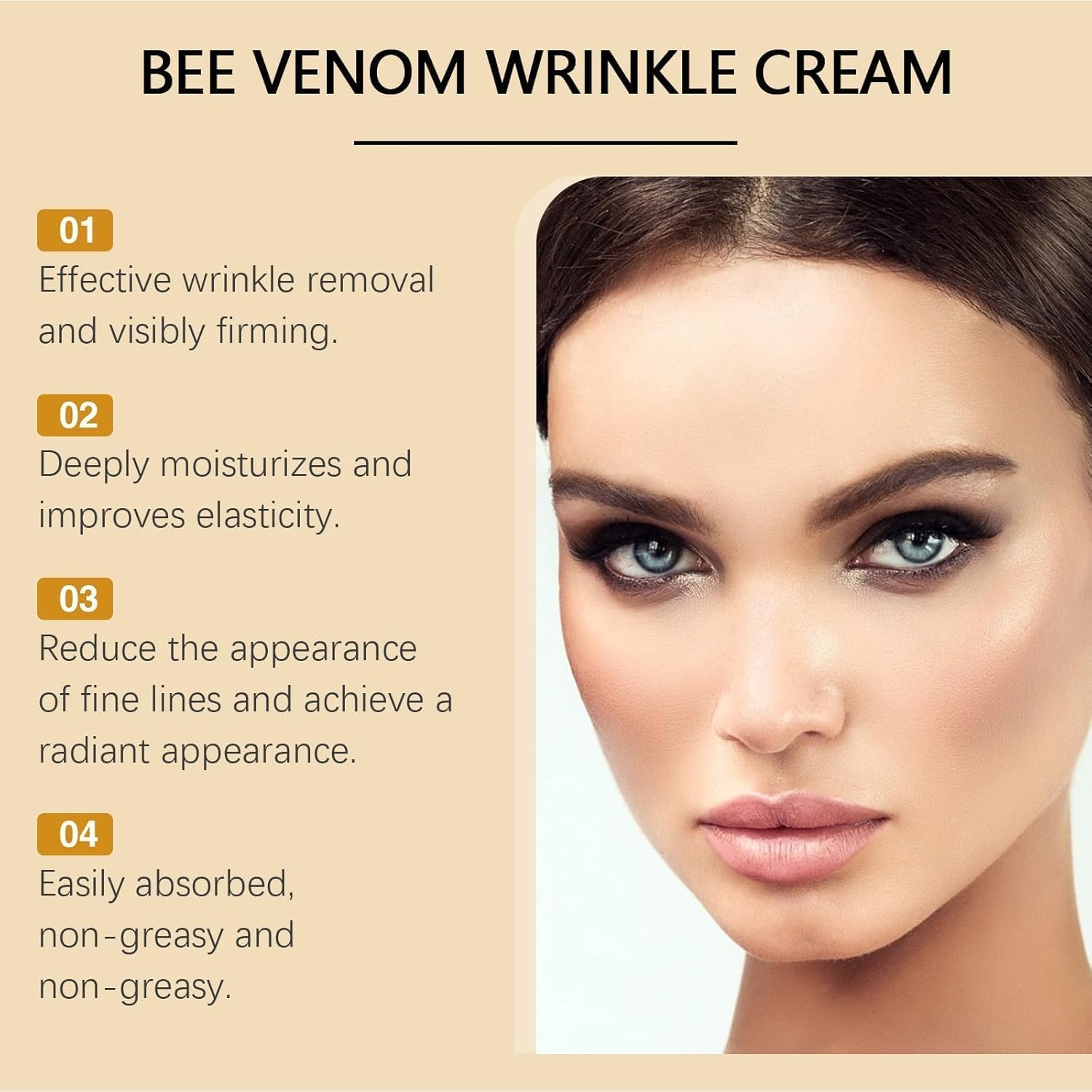 Bee Venom Wrinkle Cream - Natural Anti-Aging Face Cream | Dubai UAE