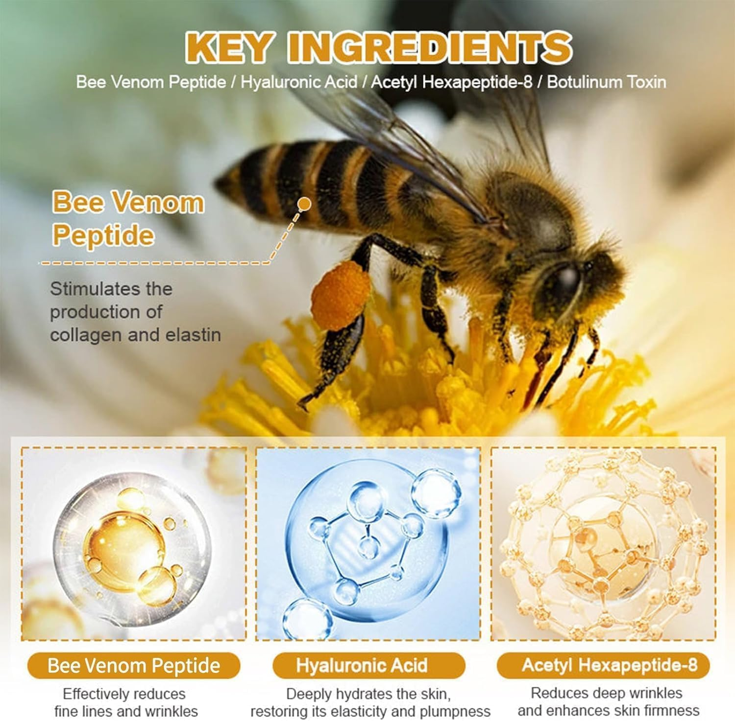 Bee Venom Wrinkle Cream - Natural Anti-Aging Face Cream | Dubai UAE