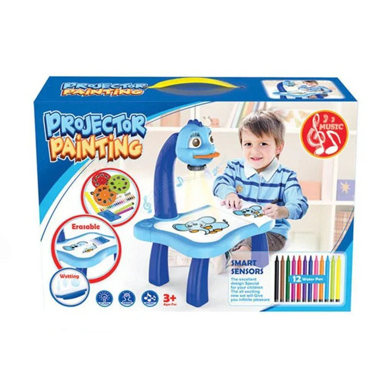 LED Projector Art Painting Table for Kids - Smart Drawing Toy Dubai UAE
